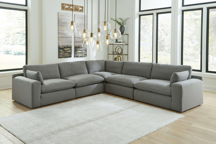 ASHLEY FURNITURE PKG012975 5-piece Sectional With Ottoman