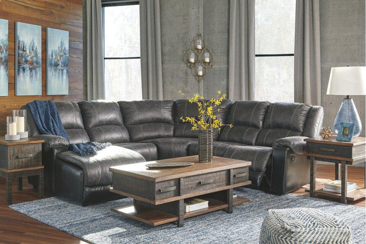 ASHLEY FURNITURE 50301S1 Nantahala 5-piece Reclining Sectional With Chaise