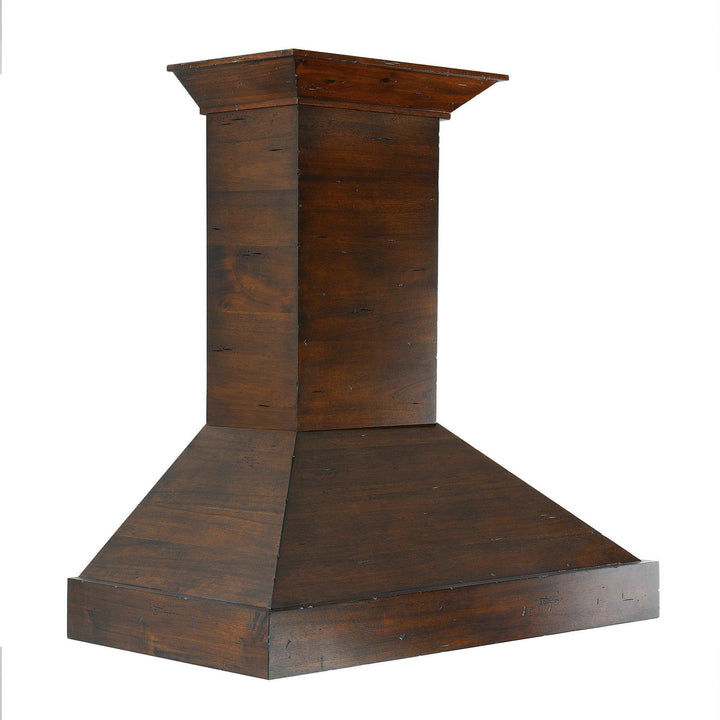 ZLINE KITCHEN AND BATH KBRR30 ZLINE Convertible Vent Wooden Wall Mount Range Hood in Walnut Size: 30 inch