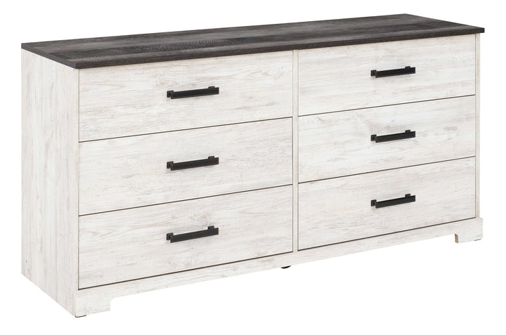 ASHLEY FURNITURE PKG009337 Queen Platform Bed With Dresser and Chest