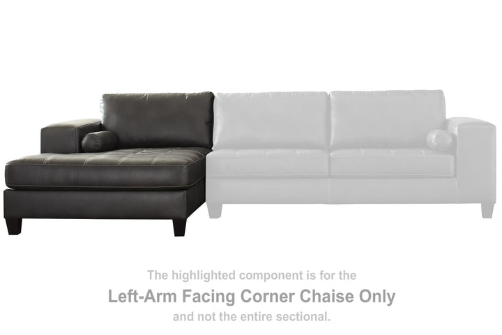 ASHLEY FURNITURE 8772116 Nokomis Left-arm Facing Corner Chaise