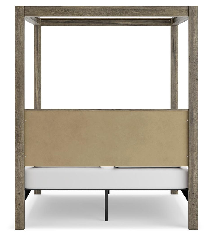ASHLEY FURNITURE EB1104B3 Shallifer Queen Canopy Bed