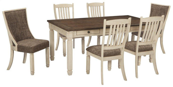 ASHLEY FURNITURE D647D3 Bolanburg Dining Table With 6 Chairs