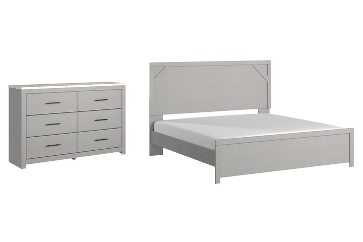 ASHLEY FURNITURE PKG009406 King Panel Bed With Dresser