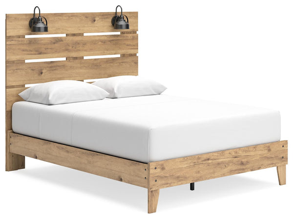 ASHLEY FURNITURE EB2712B8 Larstin Queen Panel Platform Bed