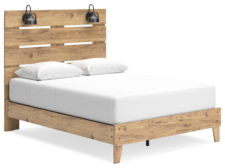 ASHLEY FURNITURE EB2712B8 Larstin Queen Panel Platform Bed