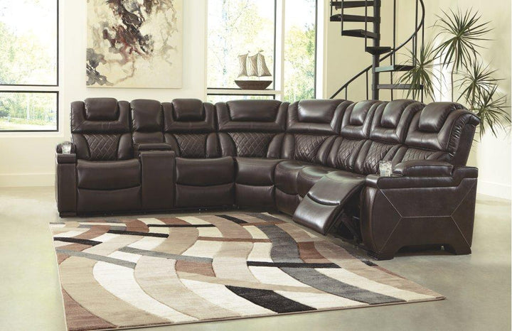 ASHLEY FURNITURE 75407S1 Warnerton 3-piece Power Reclining Sectional