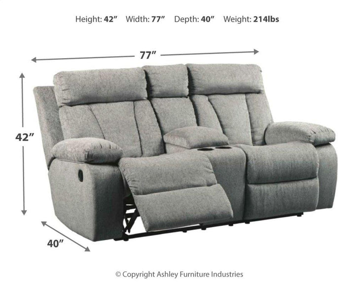 ASHLEY FURNITURE 76204U1 Mitchiner Reclining Sofa and Loveseat