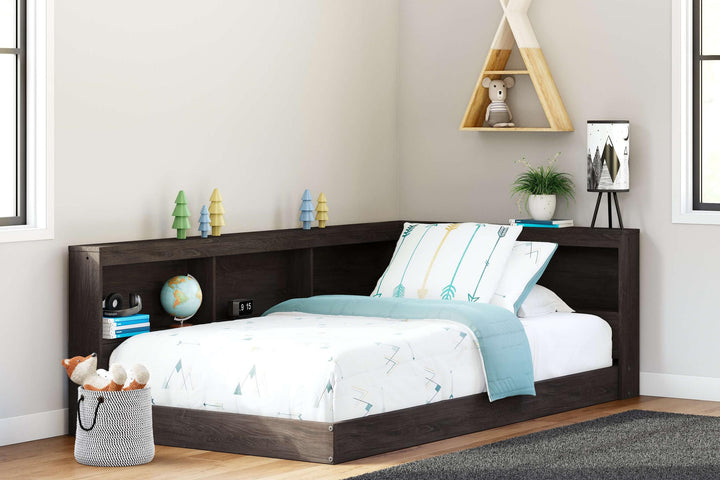ASHLEY FURNITURE EB5514B1 Piperton Twin Bookcase Storage Bed