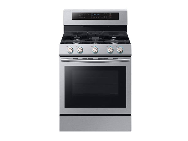 SAMSUNG NX58M6630SS 5.8 cu. ft. Freestanding Gas Range with True Convection in Stainless Steel