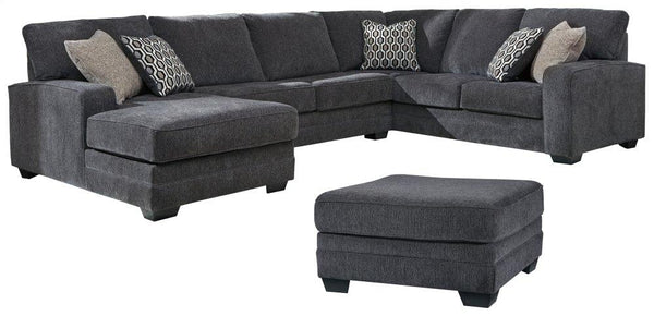 ASHLEY FURNITURE PKG001612 3-piece Sectional With Ottoman