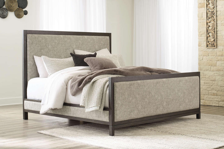 ASHLEY FURNITURE B984B2 Burkhaus Queen Upholstered Bed
