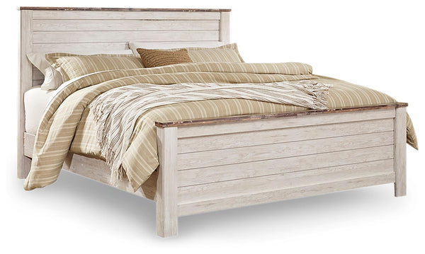 ASHLEY FURNITURE B267B10 Willowton King Panel Bed