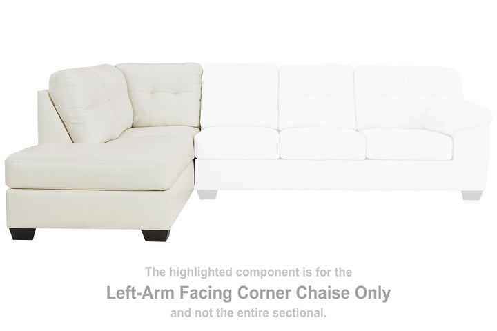 ASHLEY FURNITURE 5970316 Donlen Left-arm Facing Corner Chaise
