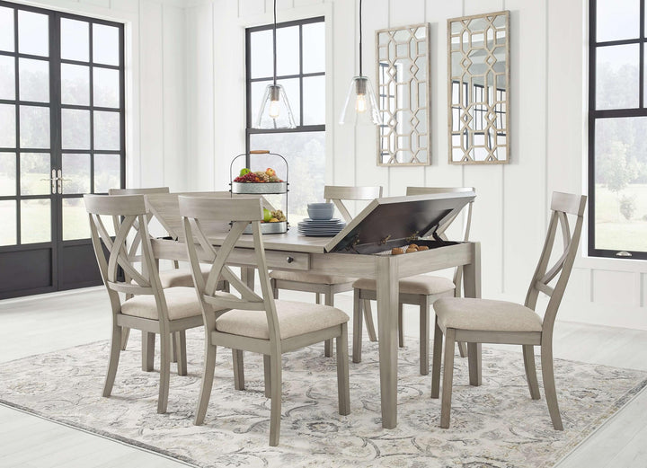 ASHLEY FURNITURE PKG013255 Dining Table and 6 Chairs