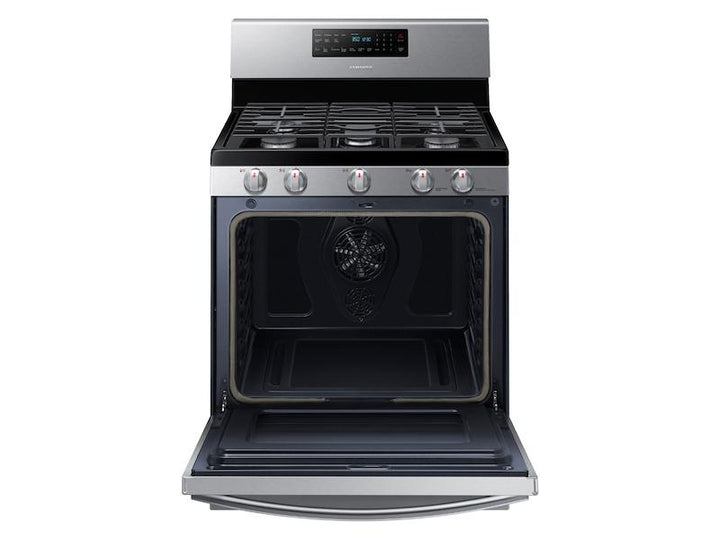 SAMSUNG NX58R5601SS 5.8 cu. ft. Freestanding Gas Range with Convection in Stainless Steel