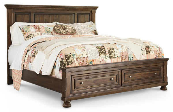 ASHLEY FURNITURE B719B15 Flynnter California King Panel Bed With 2 Storage Drawers