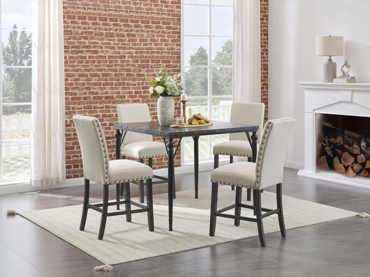 ASHLEY FURNITURE PKG013262 Counter Height Dining Table and 4 Barstools