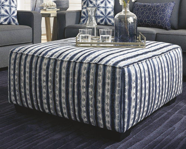 ASHLEY FURNITURE 1450408 Kiessel Nuvella Oversized Accent Ottoman