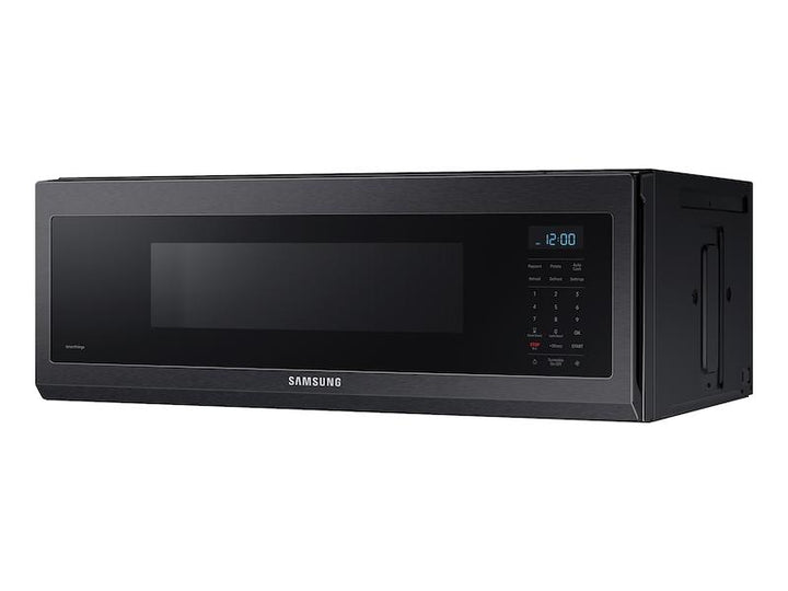 SAMSUNG ME11A7510DG 1.1 cu. ft. Smart SLIM Over-the-Range Microwave with 400 CFM Hood Ventilation, Wi-Fi & Voice Control in Black Stainless Steel