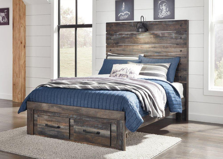 ASHLEY FURNITURE PKG003162 Full Panel Headboard With Mirrored Dresser