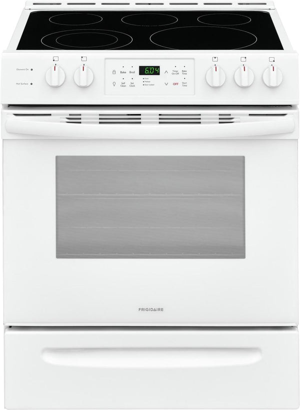 FRIGIDAIRE FFEH3054UW 30" Front Control Freestanding Electric Range