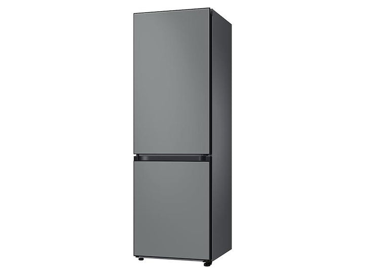 SAMSUNG RB12A300631 12.0 cu. Ft. Bespoke Bottom Freezer Refrigerator with Flexible Design in Grey Glass