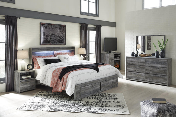 ASHLEY FURNITURE PKG007539 King Panel Bed With 2 Storage Drawers With Dresser