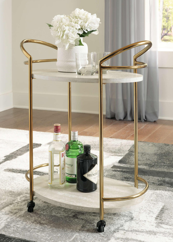 ASHLEY FURNITURE A4000502 Tarica Bar Cart