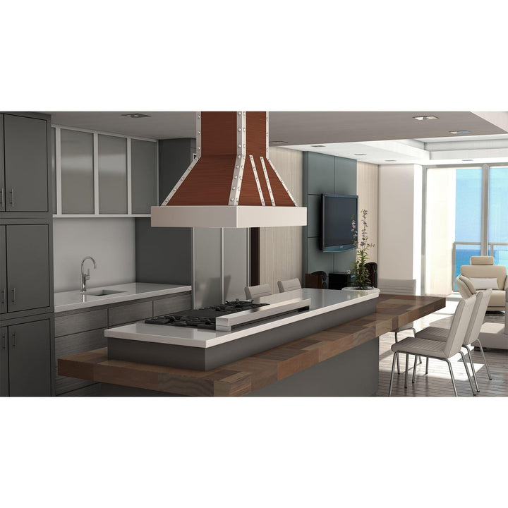 ZLINE KITCHEN AND BATH 655ICSSSS30 ZLINE 30" Designer Series Copper Island Range Hood