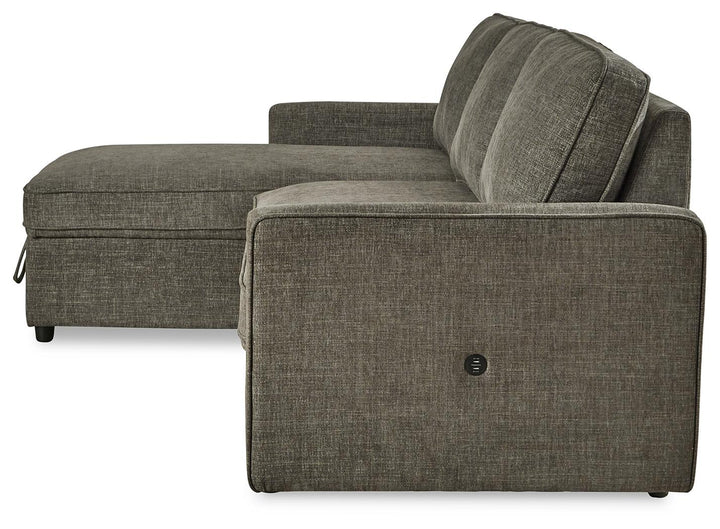 ASHLEY FURNITURE 26505S1 Kerle 2-piece Sectional With Pop Up Bed