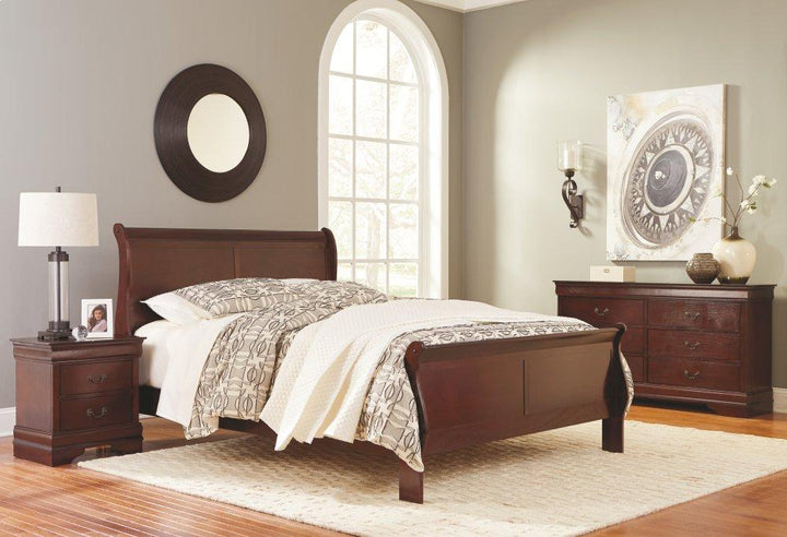 ASHLEY FURNITURE PKG000506 Queen Sleigh Bed With 2 Nightstands
