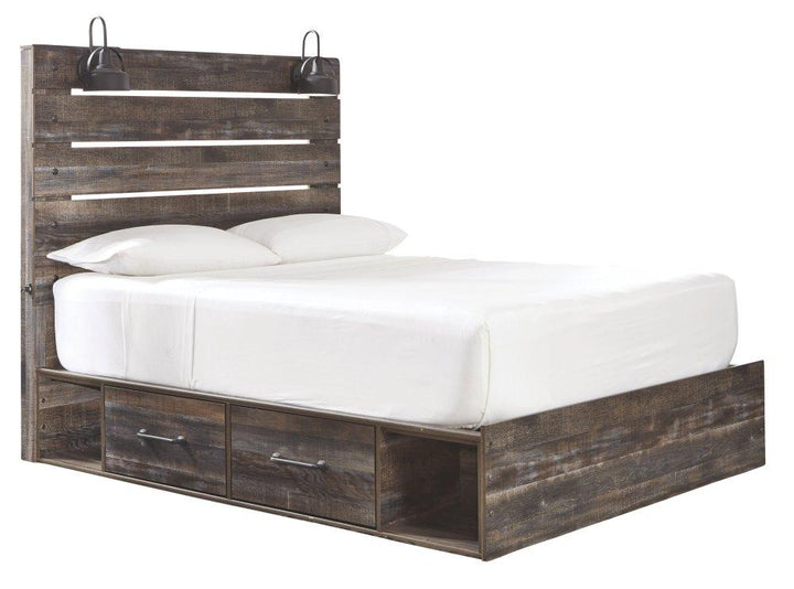 ASHLEY FURNITURE PKG003186 Queen Panel Bed With 4 Storage Drawers With Dresser