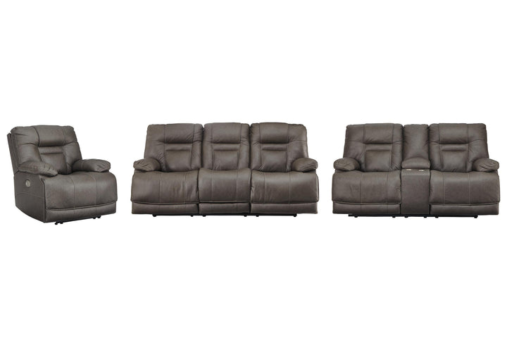 ASHLEY FURNITURE PKG008012 Sofa, Loveseat and Recliner