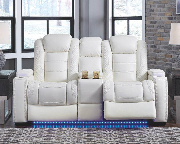 ASHLEY FURNITURE 37004U2 Party Time Power Reclining Sofa and Loveseat