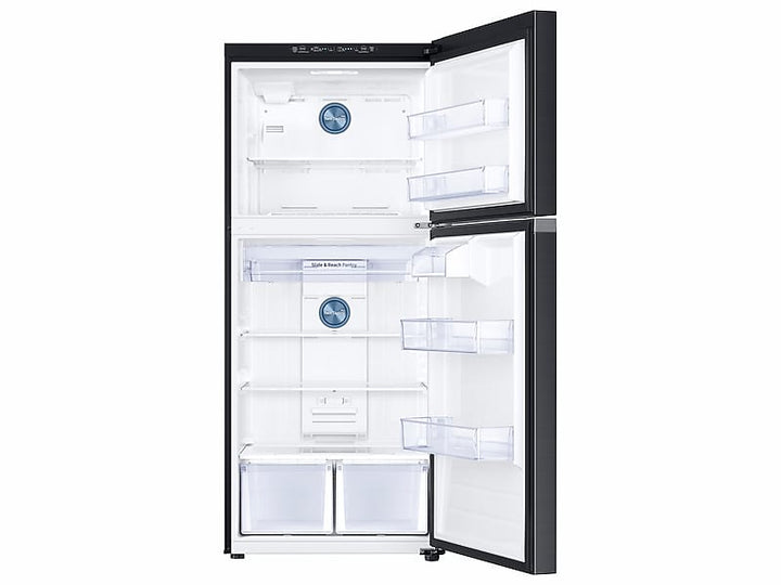 SAMSUNG RT21M6213SG 21 cu. ft. Top Freezer Refrigerator with FlexZone TM in Black Stainless Steel