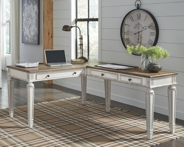 ASHLEY FURNITURE H743H1 Realyn 2-piece Home Office Desk
