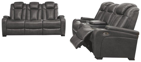 ASHLEY FURNITURE 85001U2 Turbulance Power Reclining Sofa and Loveseat