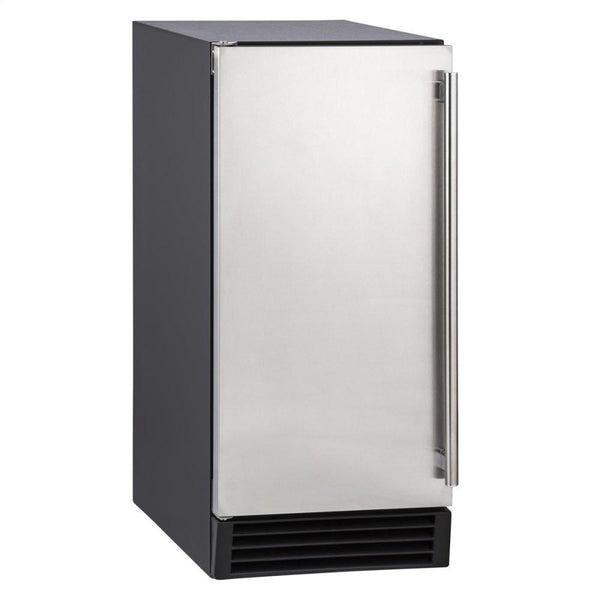 MAXX ICE MIM50P Maxx Ice 50 lb. Freestanding Icemaker with Drain Pump in Stainless Steel