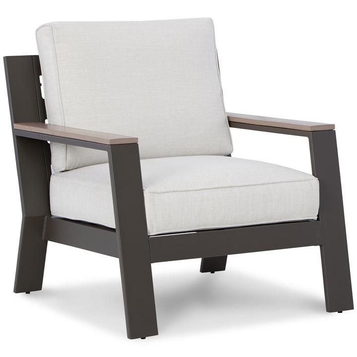 ASHLEY FURNITURE PKG013863 Outdoor Sofa, Loveseat and 2 Lounge Chairs With Coffee Table and 2 End Tables