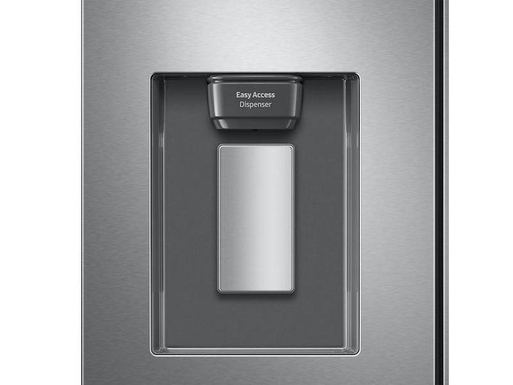 SAMSUNG RF22A4221SR 22 cu. ft. Smart 3-Door French Door Refrigerator with External Water Dispenser in Fingerprint Resistant Stainless Steel