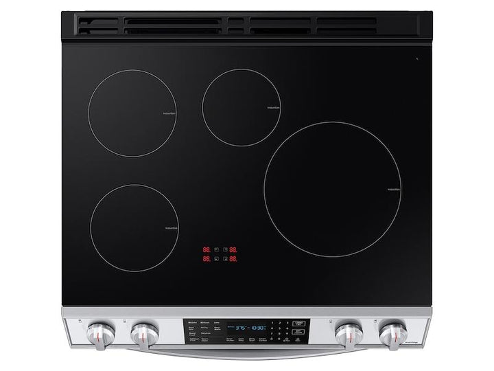 SAMSUNG NE63B8611SS 6.3 cu. ft. Smart Rapid Heat Induction Slide-in Range with Air Fry & Convection+ in Stainless Steel