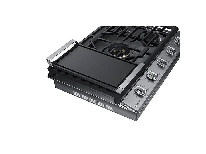 SAMSUNG NA30N7755TS 30" Smart Gas Cooktop with 22K BTU Dual Power Burner in Stainless Steel