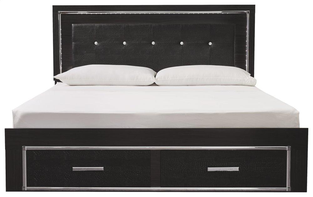 ASHLEY FURNITURE B1420B7 Kaydell King Upholstered Panel Bed With Storage