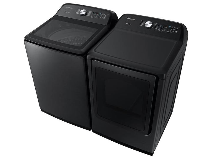 SAMSUNG DVE50R5200V 7.4 cu. ft. Capacity Electric Dryer with Sensor Dry in Brushed Black