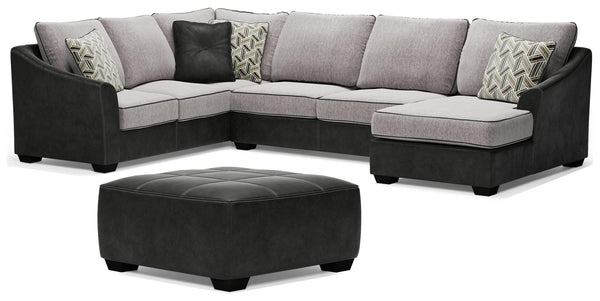 ASHLEY FURNITURE PKG008951 3-piece Sectional With Ottoman