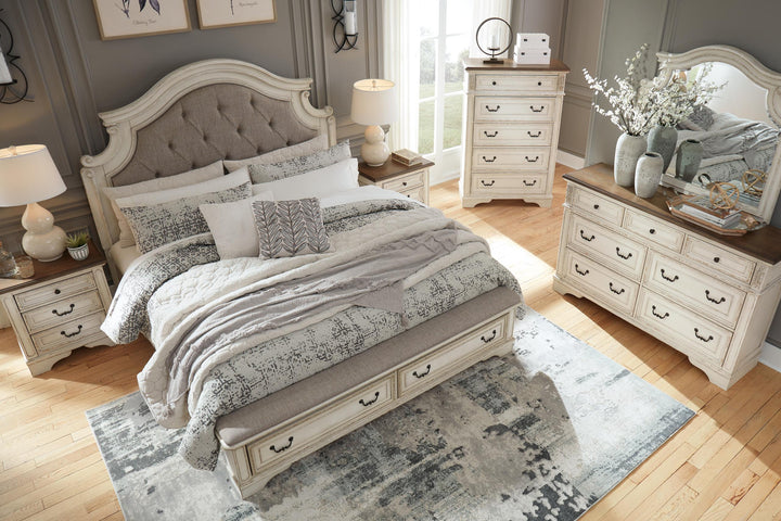 ASHLEY FURNITURE B743B21 Realyn California King Upholstered Bed