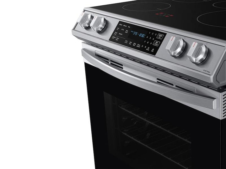 SAMSUNG NE63B8611SS 6.3 cu. ft. Smart Rapid Heat Induction Slide-in Range with Air Fry & Convection+ in Stainless Steel