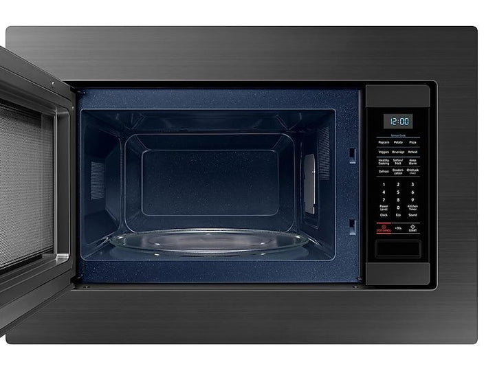 SAMSUNG MS19M8020TG 1.9 cu. ft. Countertop Microwave for Built-In Application in Fingerprint Resistant Black Stainless Steel