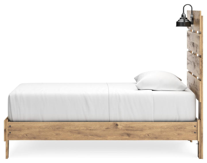ASHLEY FURNITURE EB2712B6 Larstin Twin Panel Platform Bed